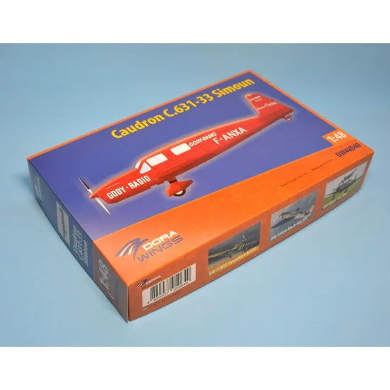 Dora Wings 48040 - 1/48 scale Caudron C.631/633 Simoun aircraft