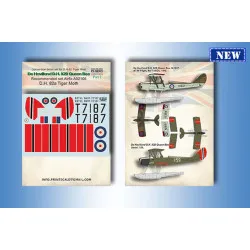 Print Scale PSR 72004 1/72 DH.82B Queen Bee Part-2 Resin decals Photoetched