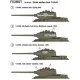 Foxbot 100-010 - 1/100 Scale High-quality decals - Soviet medium tank T-34/85
