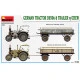Miniart 35314 - 1/35 GERMAN TRACTOR D8506 & TRAILER w/CREW, SCALE MODEL KIT