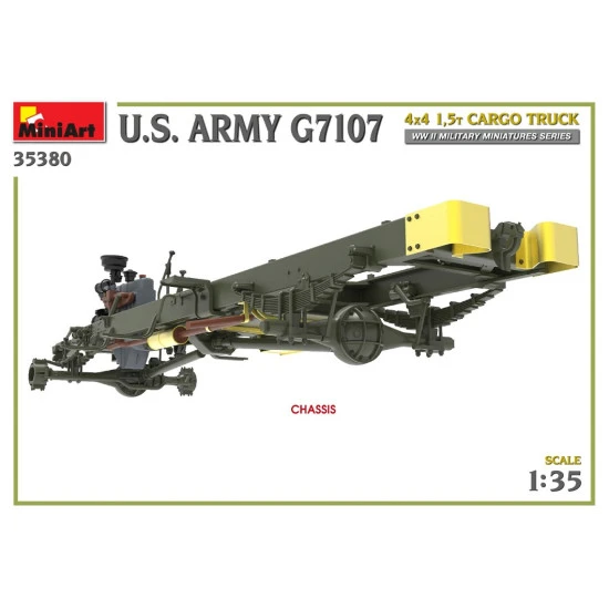 Miniart 35380 - 1/35 U.S. ARMY G7107 4X4 1,5t CARGO TRUCK, scale model kit