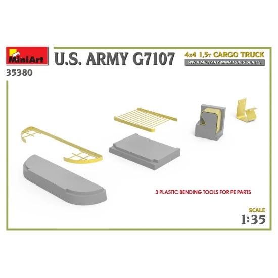Miniart 35380 - 1/35 U.S. ARMY G7107 4X4 1,5t CARGO TRUCK, scale model kit