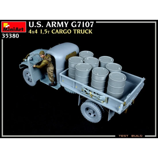 Miniart 35380 - 1/35 U.S. ARMY G7107 4X4 1,5t CARGO TRUCK, scale model kit