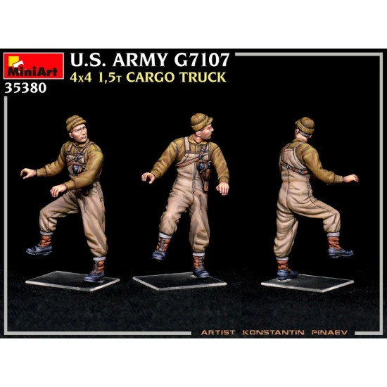 Miniart 35380 - 1/35 U.S. ARMY G7107 4X4 1,5t CARGO TRUCK, scale model kit