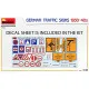 Miniart 35633 - 1/35 GERMAN TRAFFIC SIGNS 1930-40s, scale model kit