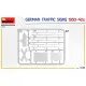 Miniart 35633 - 1/35 GERMAN TRAFFIC SIGNS 1930-40s, scale model kit