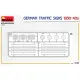 Miniart 35633 - 1/35 GERMAN TRAFFIC SIGNS 1930-40s, scale model kit