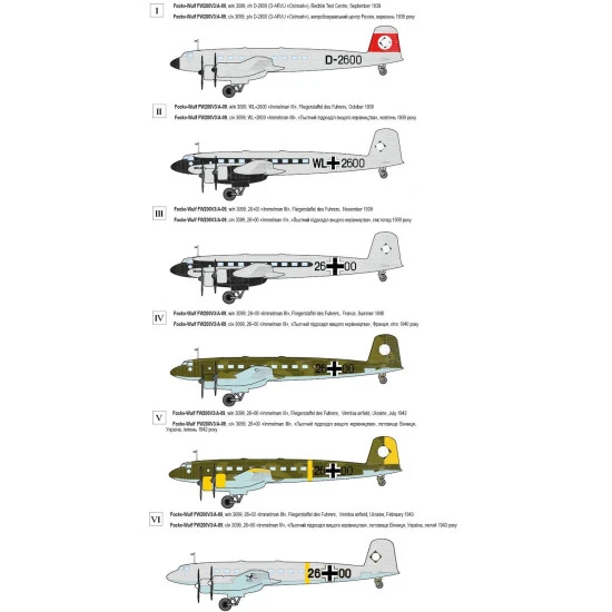 Roden 343 - 1/144 - Focke-Wulf F200V3/A-09 Condor Immelman III model aircraft