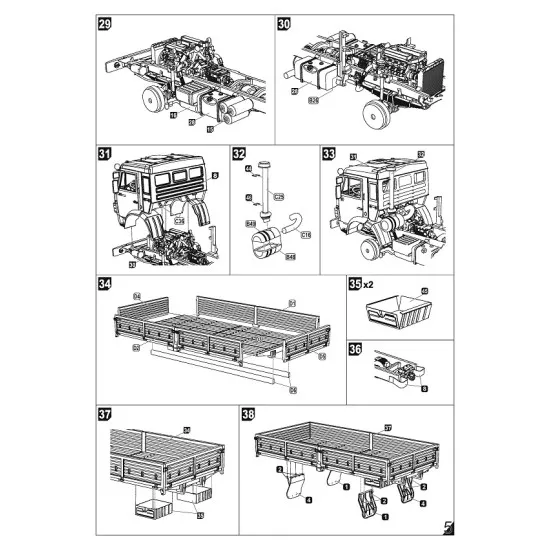Armory AR72448-R 1/72 Rus Modern 6x6 Military Cargo Truck mod.43114, LIMITED