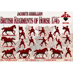 Us Stock Red Box 72140 - 1/72 Jacobite Rebellion. British Regiments Of Horse 1745 Model