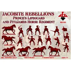 Us Stock Red Box 72141 1/72 Jacobite Rebell. Caval.princes Lifeguard, Fitzjames Regiment