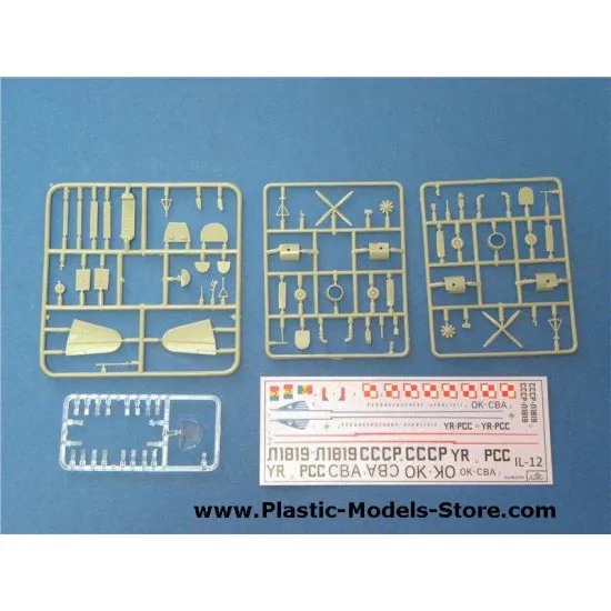 IL-12 Ilyushin Czech airliner 1/144 Amodel 1445