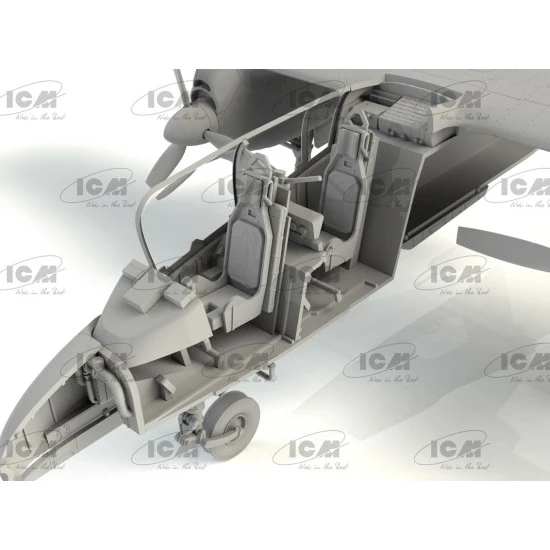 ICM 48300 - 1/48 OV-10A Bronco US Attack Aircraft scale plastic model kit