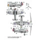 Dora Wings 48012 - 1/48 scale Seversky P-35 plastic model kit aircraft