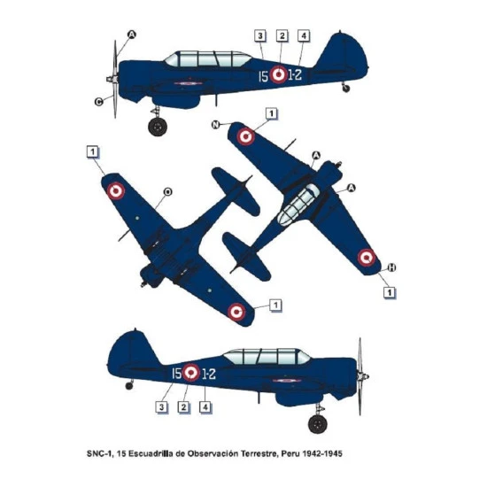 Dora Wings 48041 - 1/48 scale Curtiss-Wright SNC-1 plastic model kit aircraft