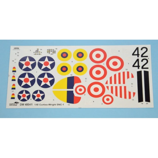 Dora Wings 48041 - 1/48 scale Curtiss-Wright SNC-1 plastic model kit aircraft