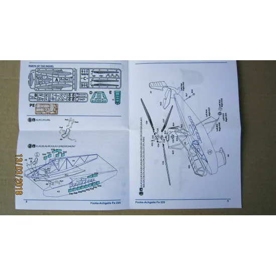 AMP 72-001 - 1/72 - Focke Angelis Fa-225 plastic scale model kit