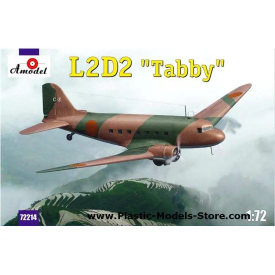 L2D2 Taddy Japan transport aircraft 1/72 Amodel 72214