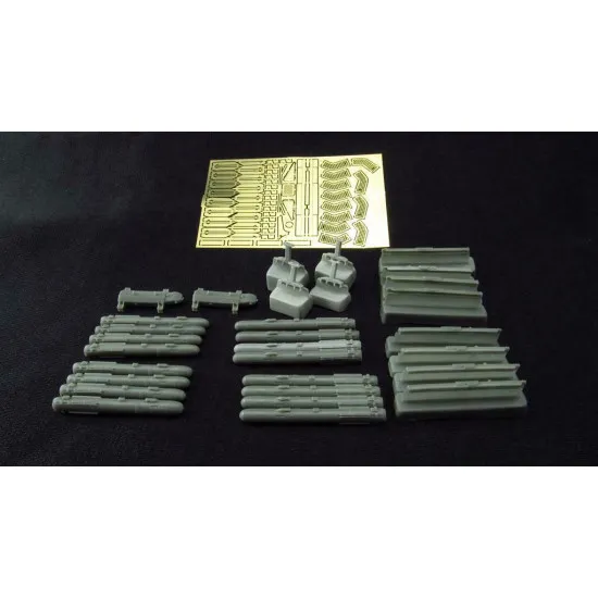 Metallic Details MDR4821 - 1/48 - AGM-114 Hellfire PE resin parts