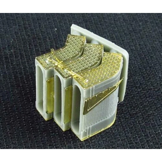 Metallic Details MDR4819 - 1/48 - AH-64 Apache Exhaust Pipes PE resin parts