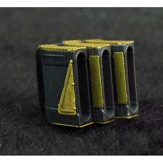 Metallic Details MDR7222 -1/72 - Detailing set for AH-64 Apache. Exhaust Pipes