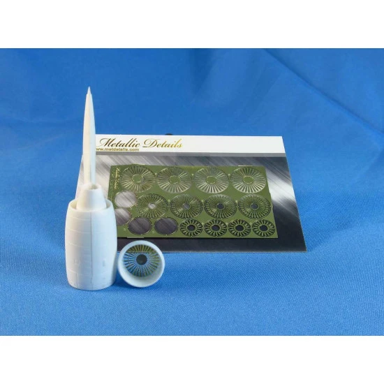 Metallic Details MD14432 - 1/144 - An-124 Ruslan. Engines (Revell) Detailing Set