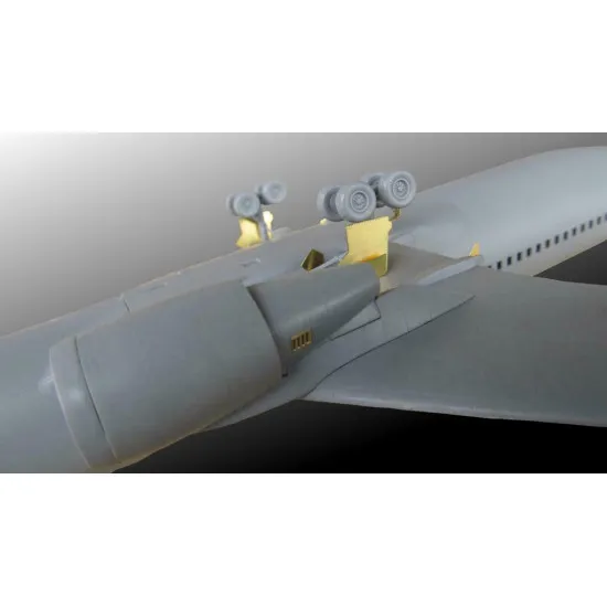 Metallic Details MD14414 - 1/144 - Boeing 767 (Zvezda) Detailing Set