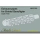 Metallic Details MDR7202 -1/72 - Detailing Set Bristol Beaufighter Exhaust pipes