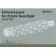 Metallic Details MDR4812 - 1/48 - Bristol Beaufighter. Exhaust pipes (Tamiya)