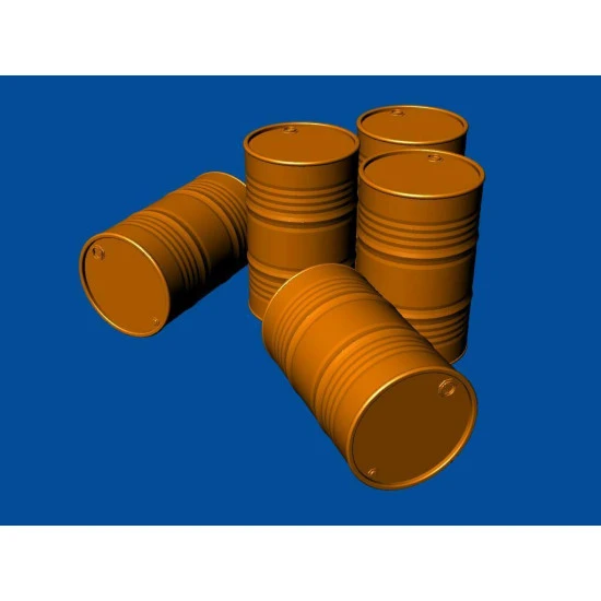 Metallic Details MDR7211 - 1/72 - Detailing Drum 200 l (5 pcs)