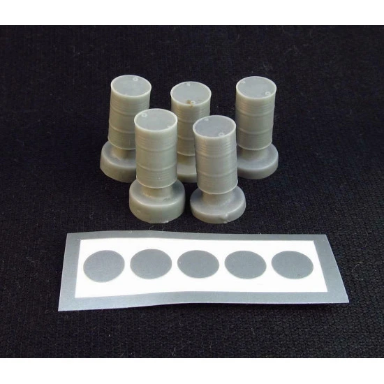 Metallic Details MDR7211 - 1/72 - Detailing Drum 200 l (5 pcs)