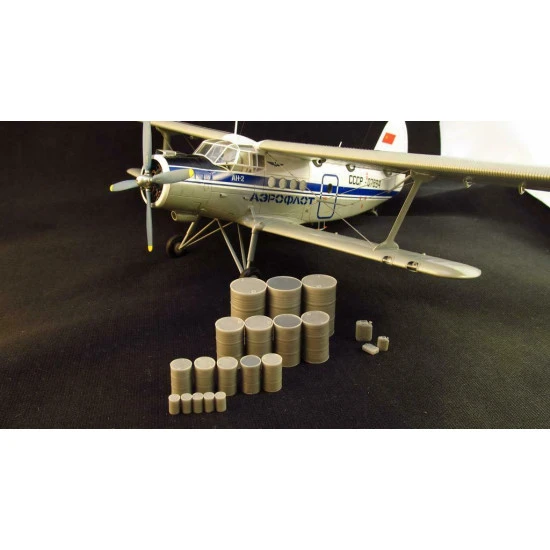 Metallic Details MDR7211 - 1/72 - Detailing Drum 200 l (5 pcs)