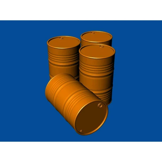 Metallic Details MDR4813 - 1/48 - Resin Drum 200 l (4 pcs)