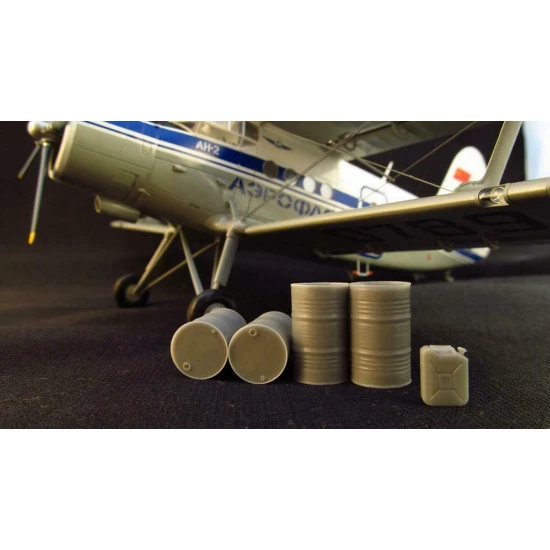 Metallic Details MDR4813 - 1/48 - Resin Drum 200 l (4 pcs)