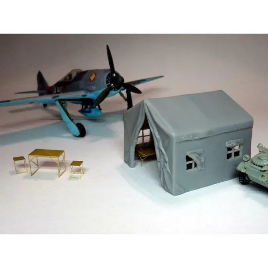 Metallic Details MDR7215 -1/72 - Detailing German staff tent type 3