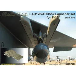 Us Stock Metallic Details Mdr7203 -1/72 - Launcher Set For F-15 Lau-128/Adu-552