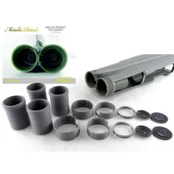 Metallic Details MDR4826 - 1/48 - MiG-25 RB/RBT. Jet nozzles (ICM) resin parts