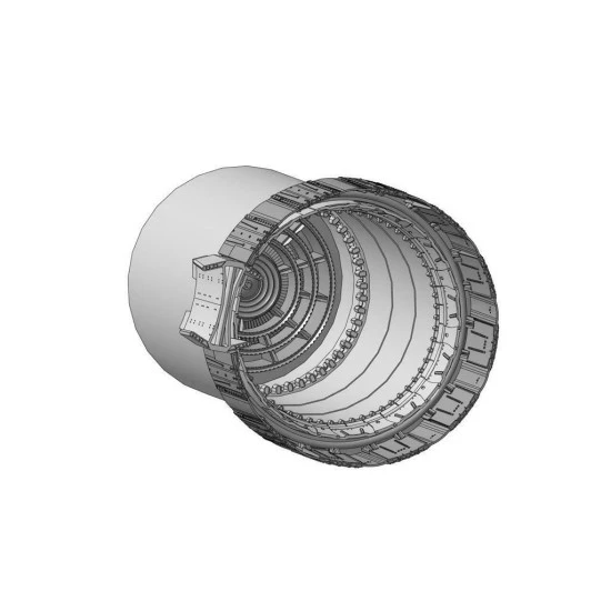 Metallic Details MDR4830 - 1/48 - MiG-25PD. Jet nozzles (ICM) resin parts