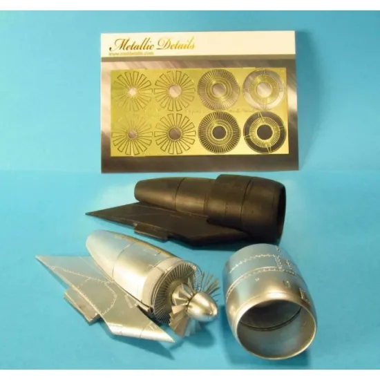 Us Stock Metallic Details Md4831 - 1/48 - Detailing Set For Aircraft S-3a Viking. Engines