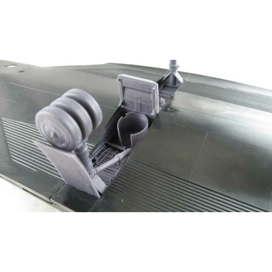 Metallic Details MDR4824 - 1/48 - SR-71 Blackbird Landing gears(Testors/Italeri)