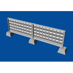 Metallic Details MDR7207 -1/72 - Detailing Set Russian concrete fence P6V