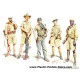 Allied Forces, WW II era, North Africa, desert battles series 5 fig. 1/35 Master Box 3594
