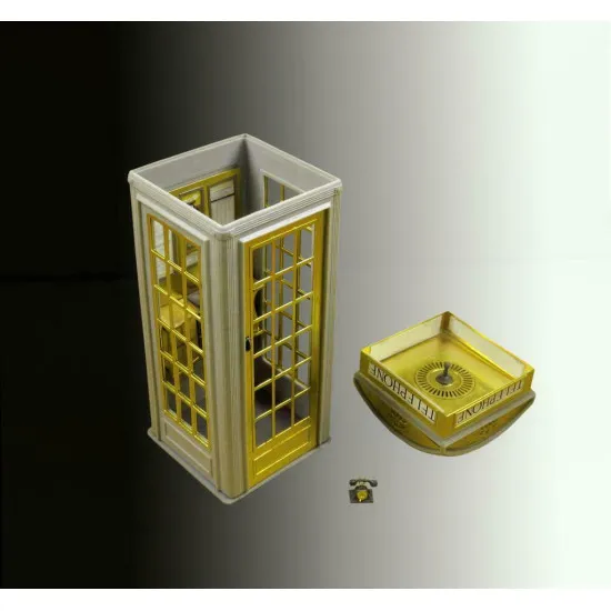 Metallic Details MDR3517 - 1/35 - The telephone box Kiosk No.2 (resin, PE)