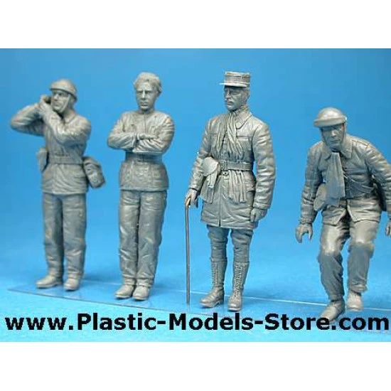 FRENCH TANK CREW 5 fig. WWII 1/35 Miniart 35105