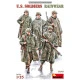 Miniart 35245 - 1/35 US military in raincoats scale plastic model kit