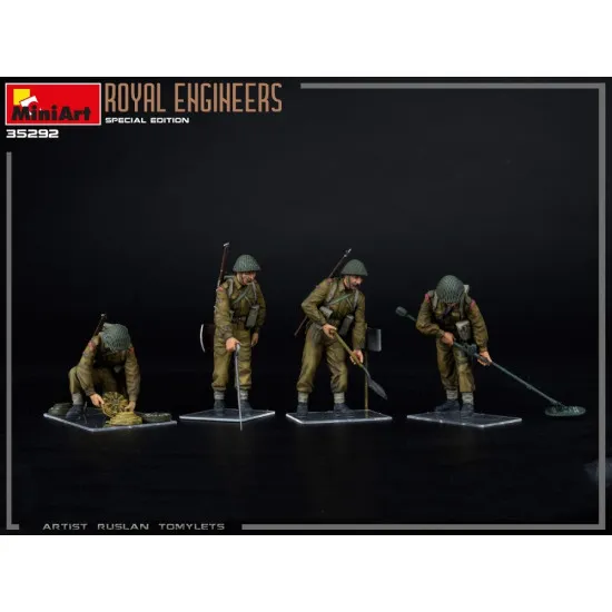 Miniart 35292 - 1/35 Royal Engineers. Special issue scale plastic model kit