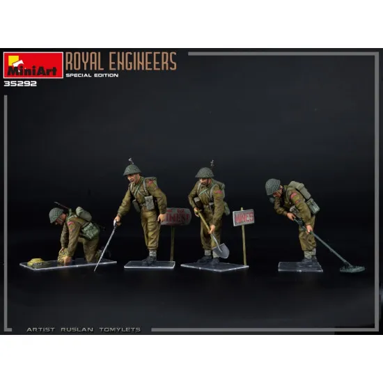 Miniart 35292 - 1/35 Royal Engineers. Special issue scale plastic model kit