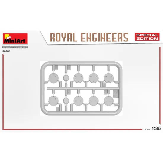 Miniart 35292 - 1/35 Royal Engineers. Special issue scale plastic model kit