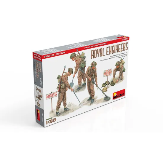 Miniart 35292 - 1/35 Royal Engineers. Special issue scale plastic model kit