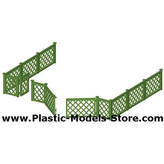 WOODEN FENCE for diorama 1/35 Miniart 35551